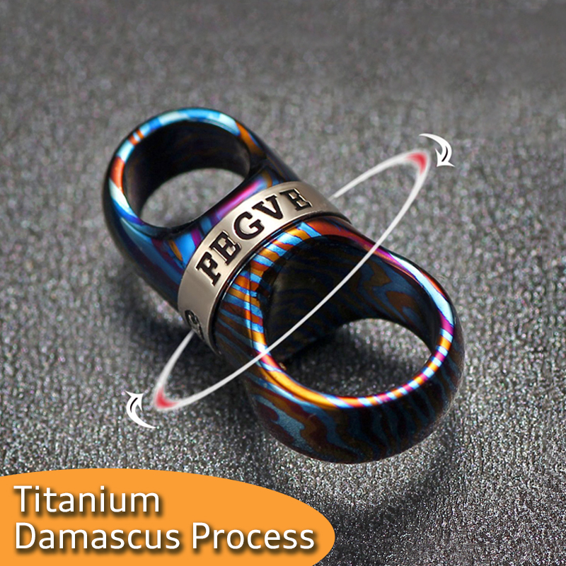 Edc Carry All - Timascus Titanium Rotatable EDC Key Ring
