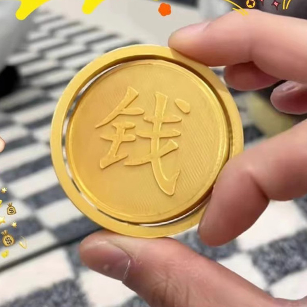 Fidget Spinner Bearing - Plastic Coin Shape Fidgets Spinners Toy