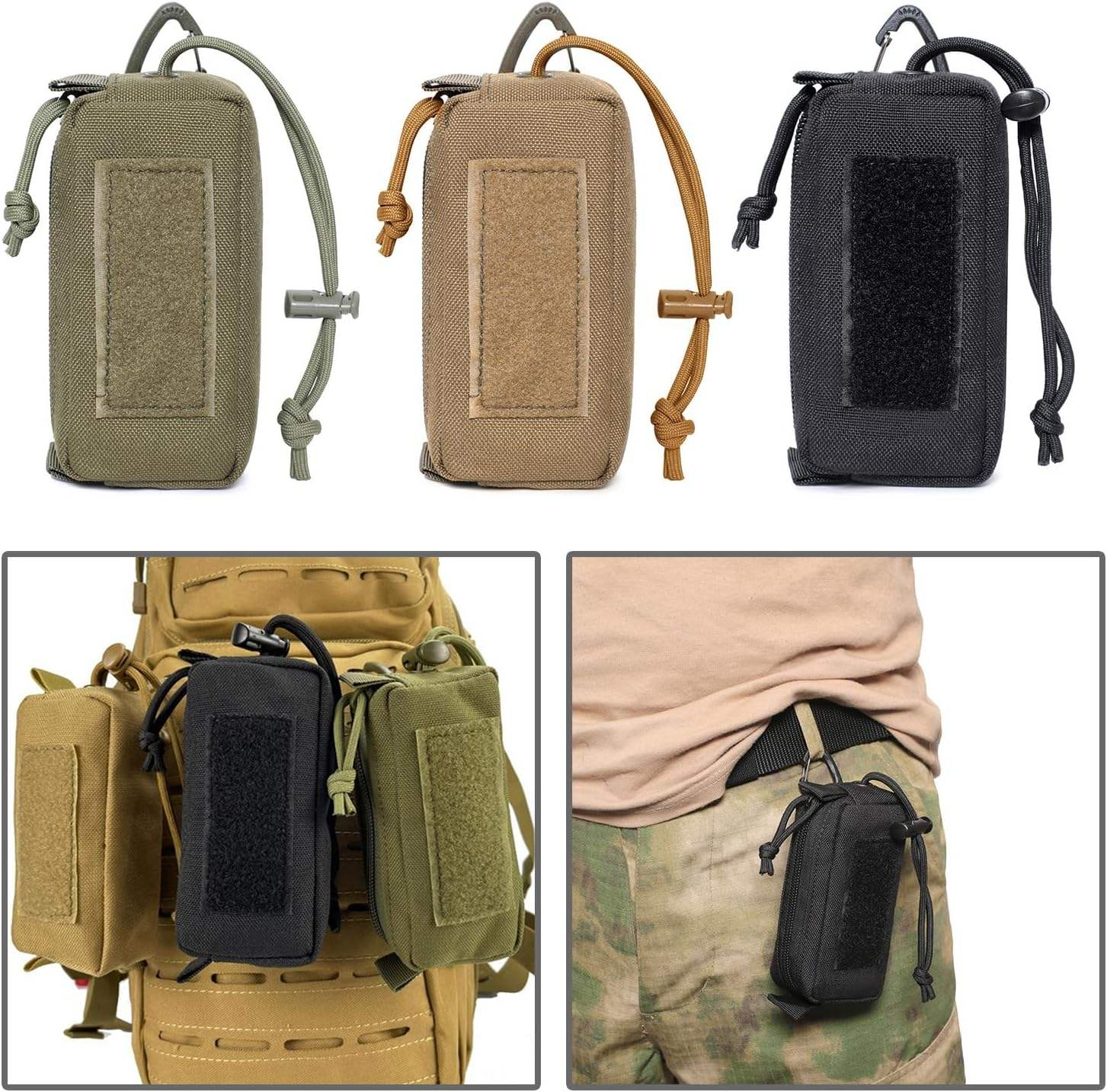 Edc Concealed Carry - Tactical Molle Mini EDC Tool Pouch