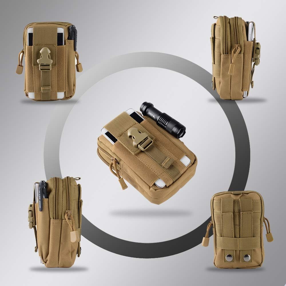 Tactical Molle Belt Pouch Mili - Edc Carry Pocket ulasan dan harga