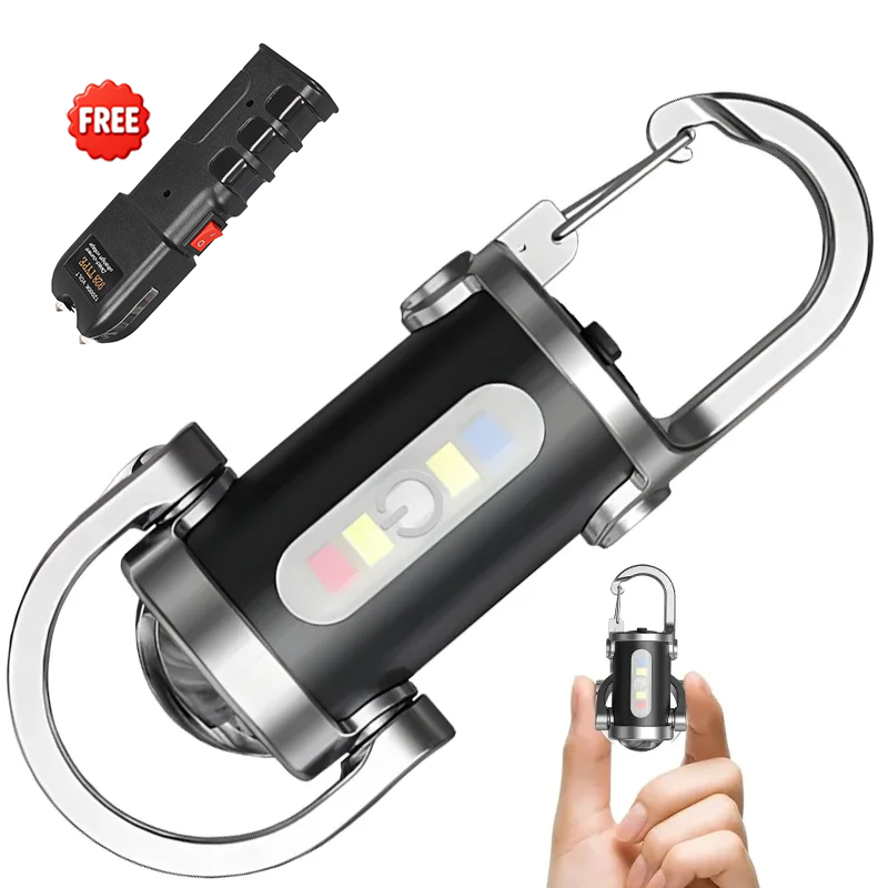 USB Rechargeable Keychain Flas - Keychain Flashlight ulasan dan harga