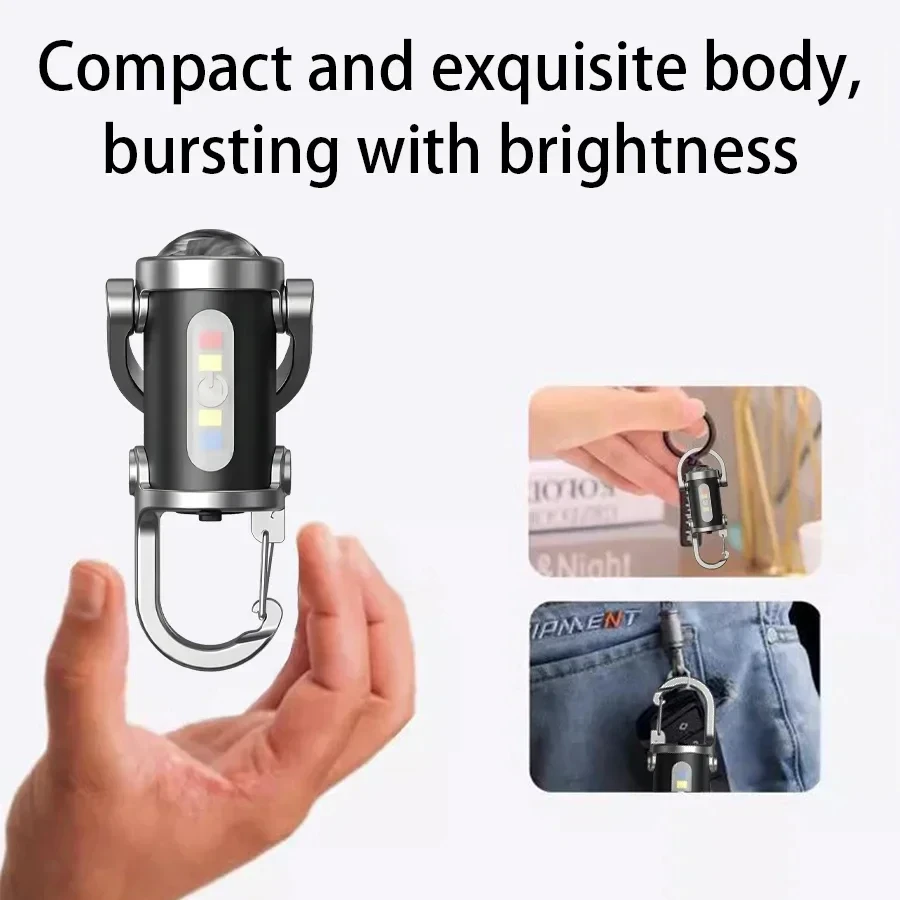 USB Rechargeable Keychain Flas - Keychain Flashlight ulasan dan harga