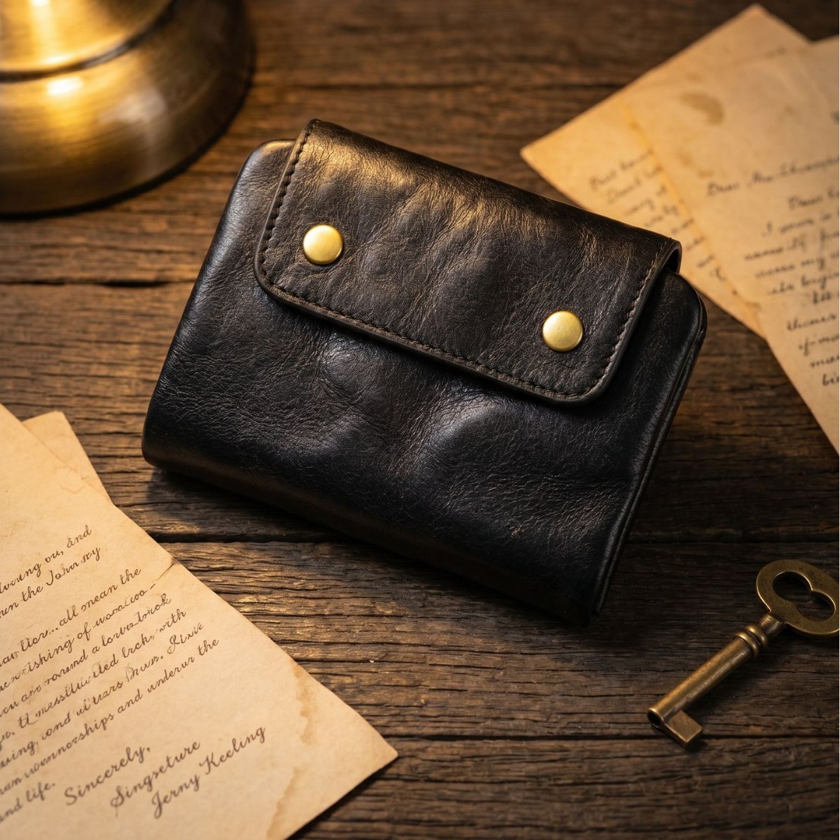 Vintage Full-Grain Leather Sna - Edc Concealed Carry ulasan dan harga