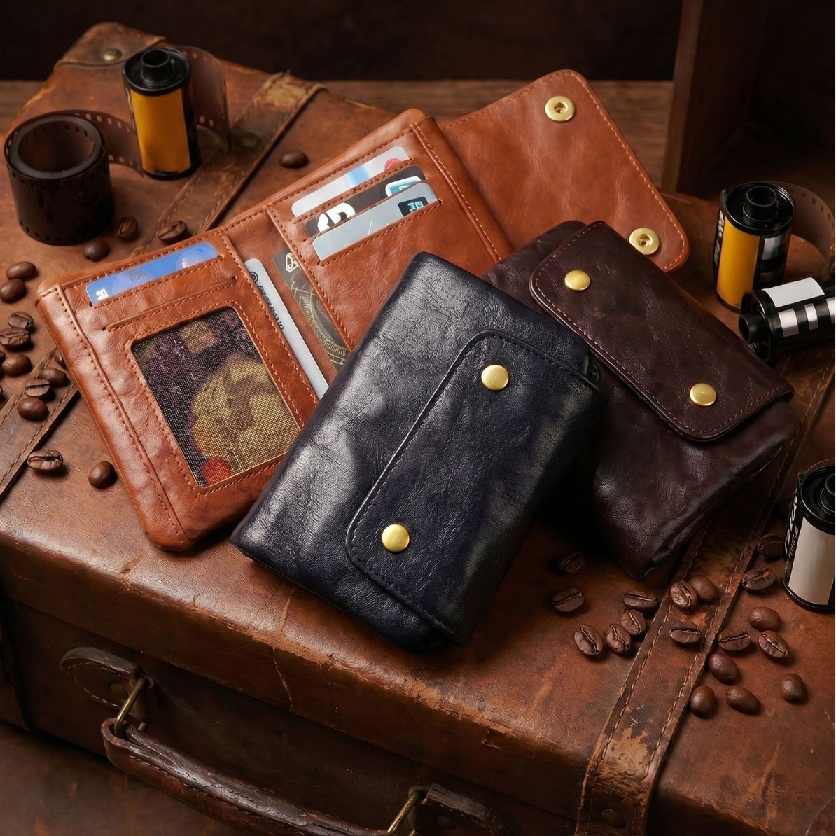 Vintage Full-Grain Leather Sna - Edc Concealed Carry ulasan dan harga