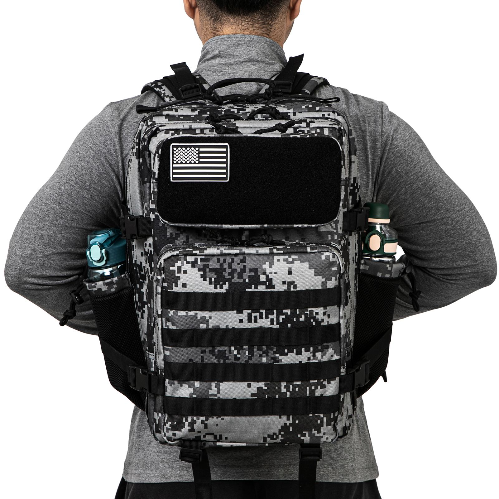 45L Tactical Backpack survival - Edc Carry Kit ulasan dan harga