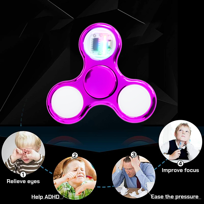 Fun Luminous LED Light Creativ - Fidget Spinner Bearing ulasan dan harga