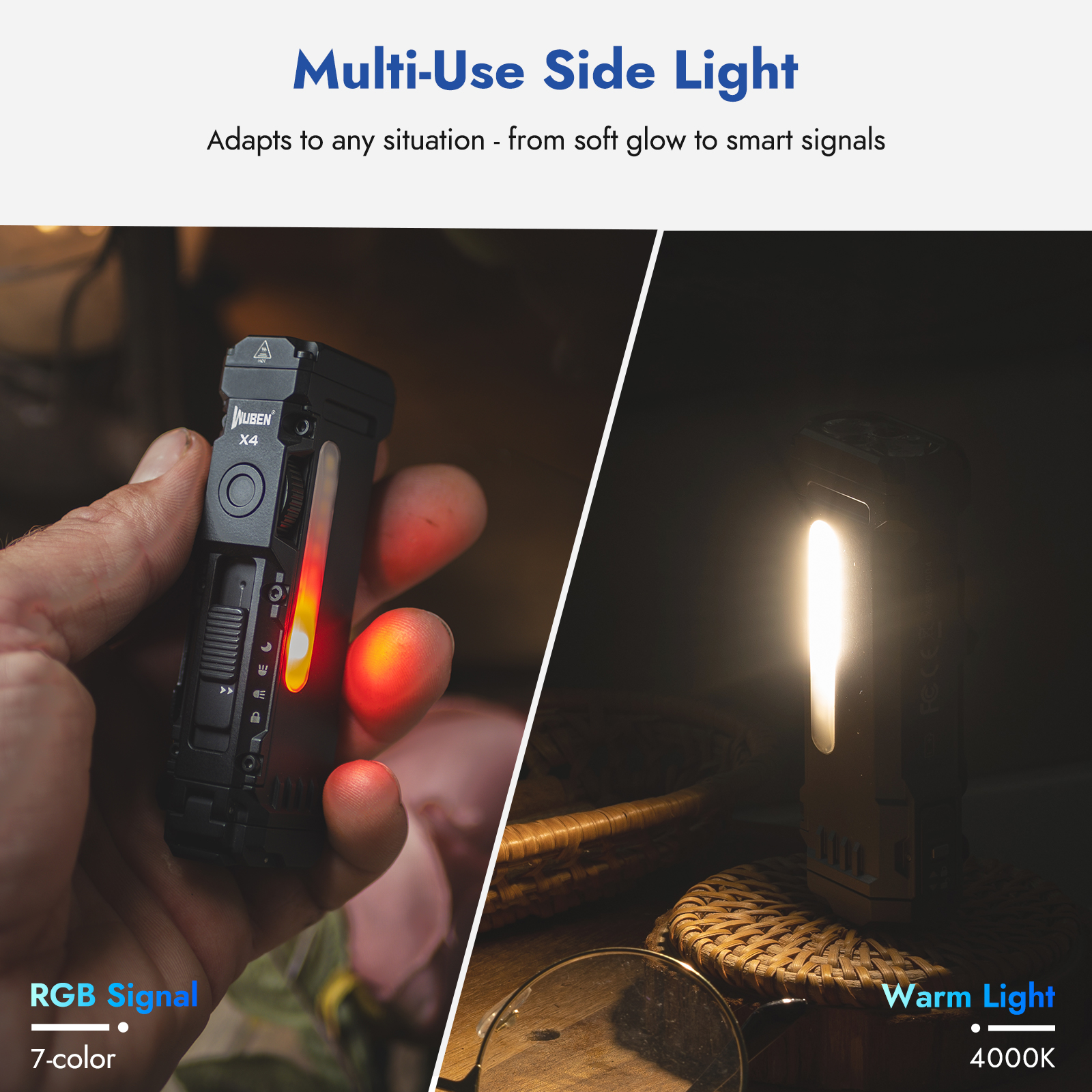 WUBEN X4 & G5 EDC Flashlight B - Edc Carry Flashlight ulasan dan harga