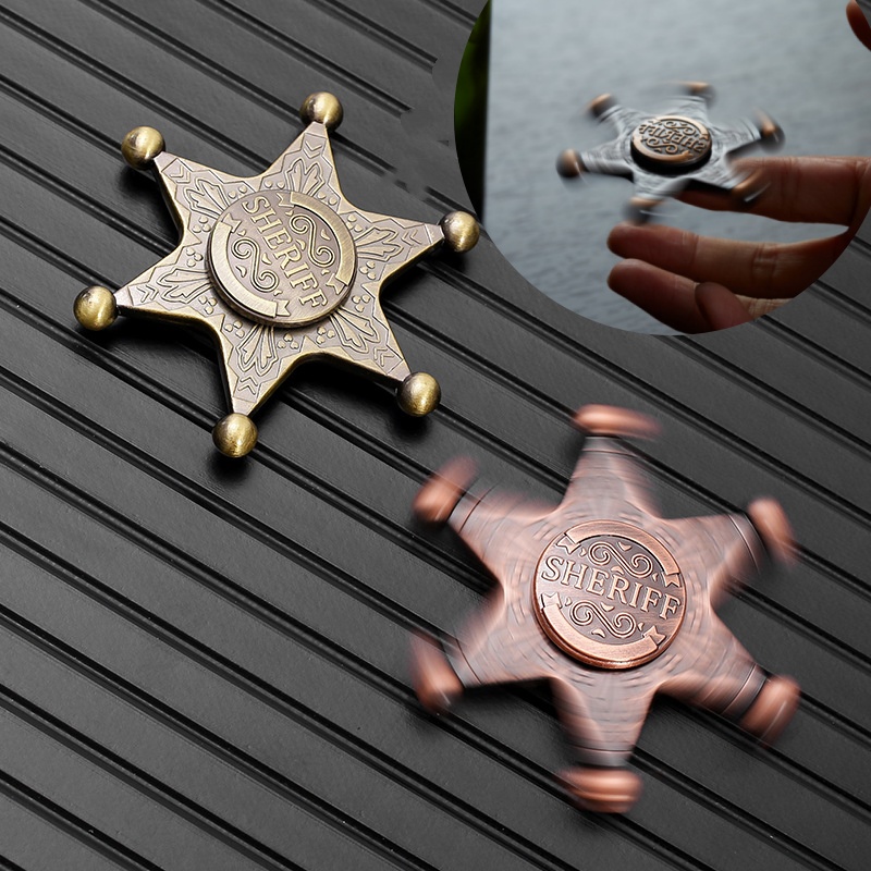 Hexagonal Star Metal Fingertip - Fidget Spinner Bearing ulasan dan harga