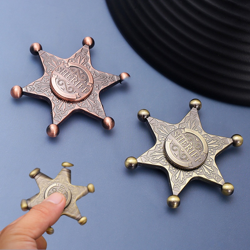 Hexagonal Star Metal Fingertip - Fidget Spinner Bearing ulasan dan harga