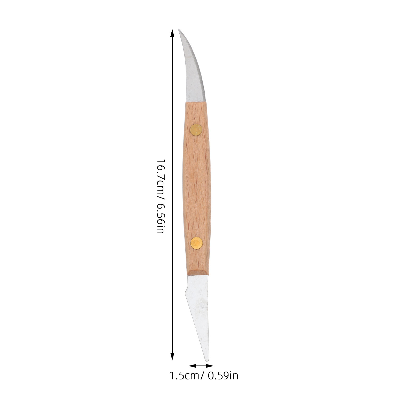 Double-Sided Wooden Handle Pot - Pocket Knife Ceramic ulasan dan harga