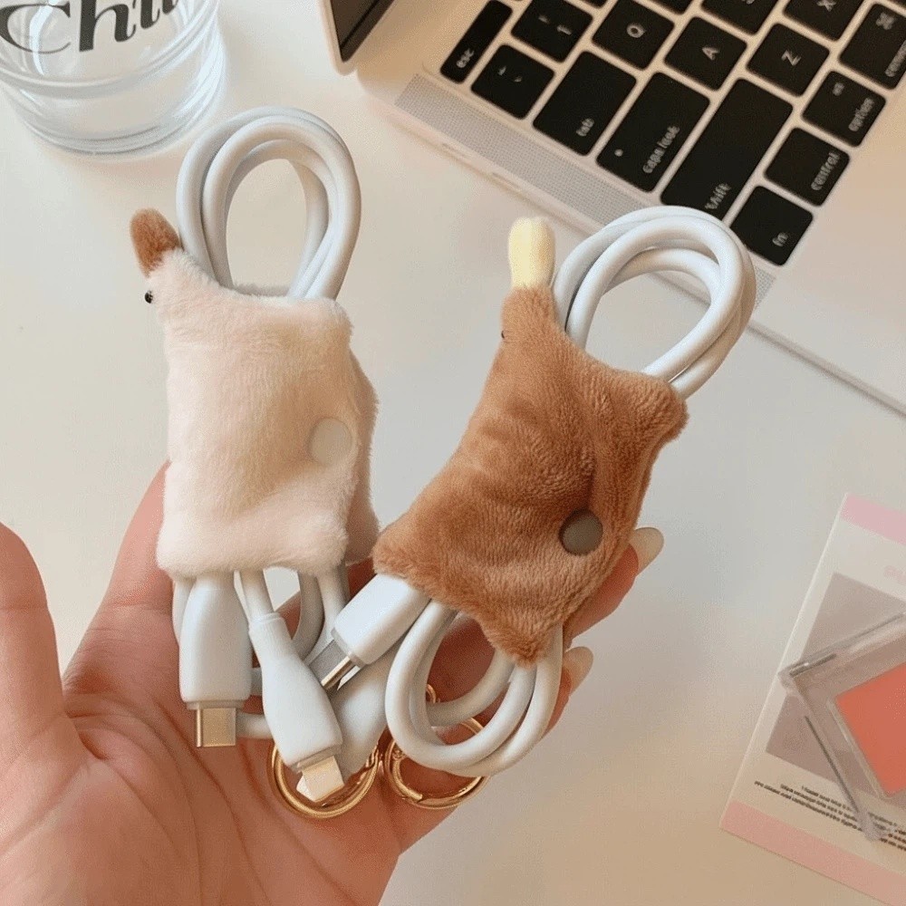 Plush Platypus Data Cable Orga - Cable Winder Keychain ulasan dan harga