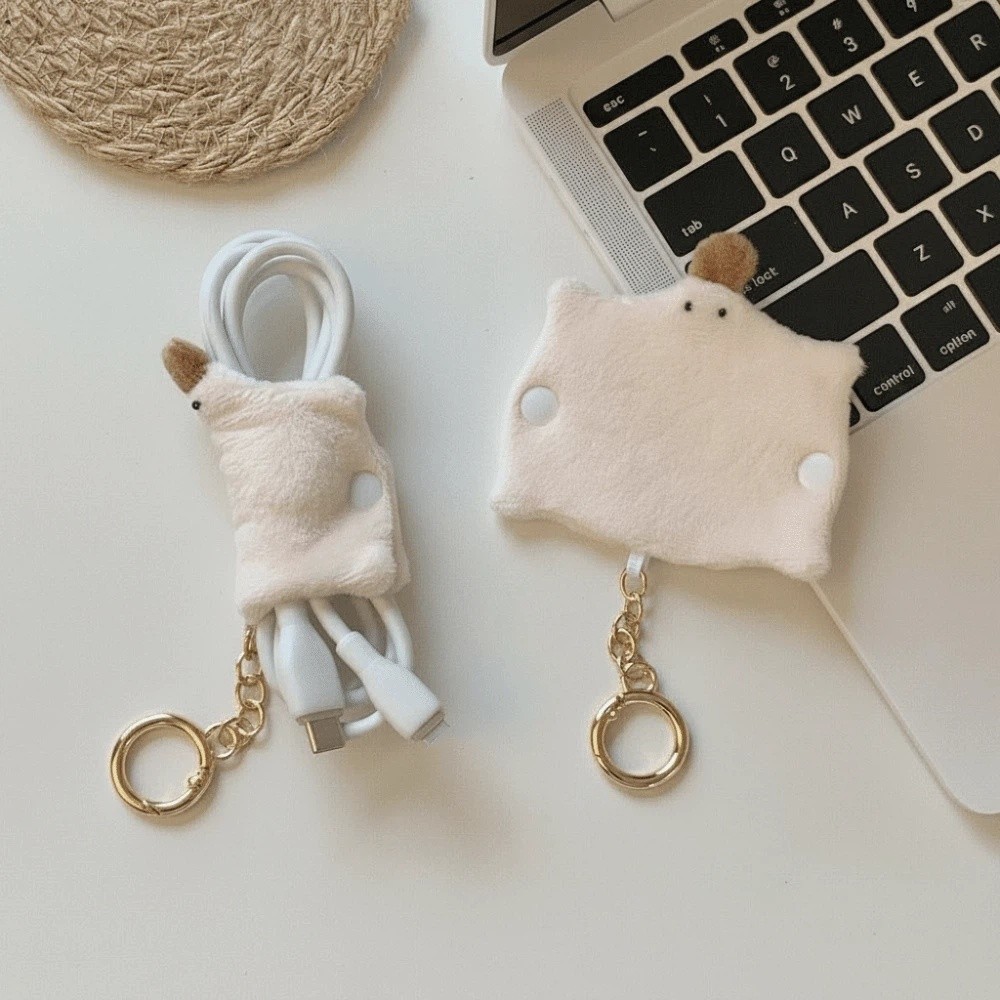 Plush Platypus Data Cable Orga - Cable Winder Keychain ulasan dan harga