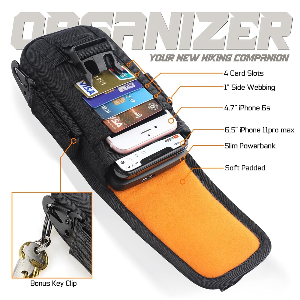 Tactical Phone Pouch Molle,Sma - Edc Carry Pocket ulasan dan harga