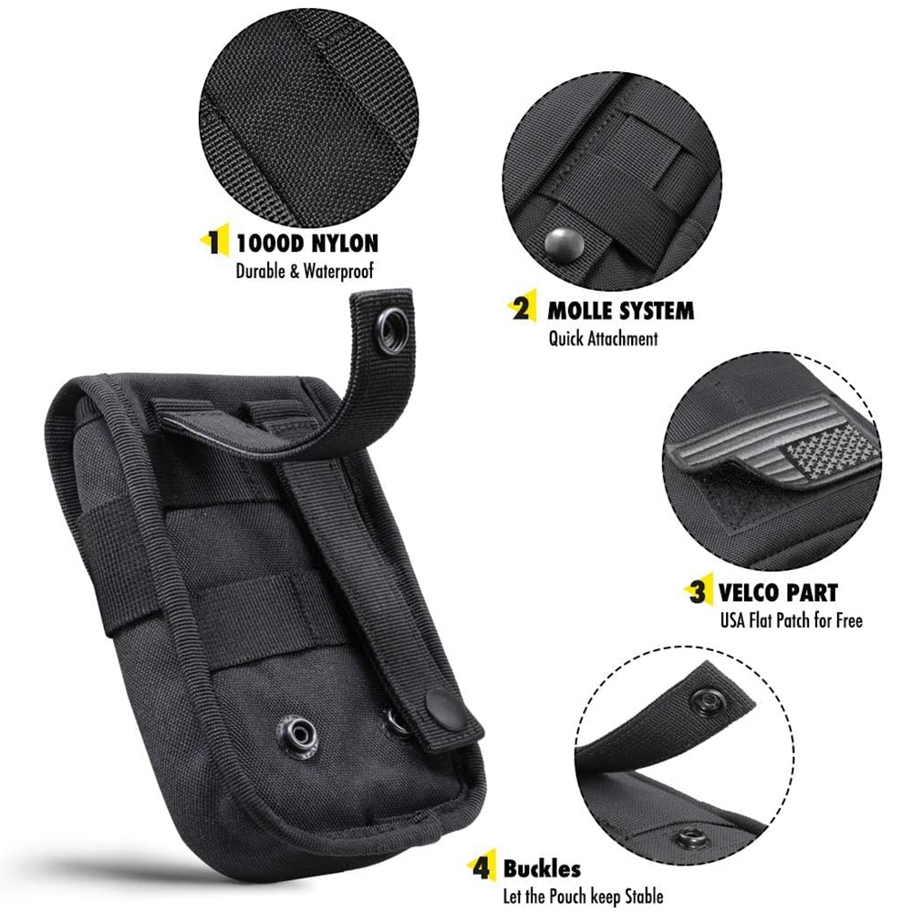 Tactical Phone Pouch Molle,Sma - Edc Carry Pocket ulasan dan harga