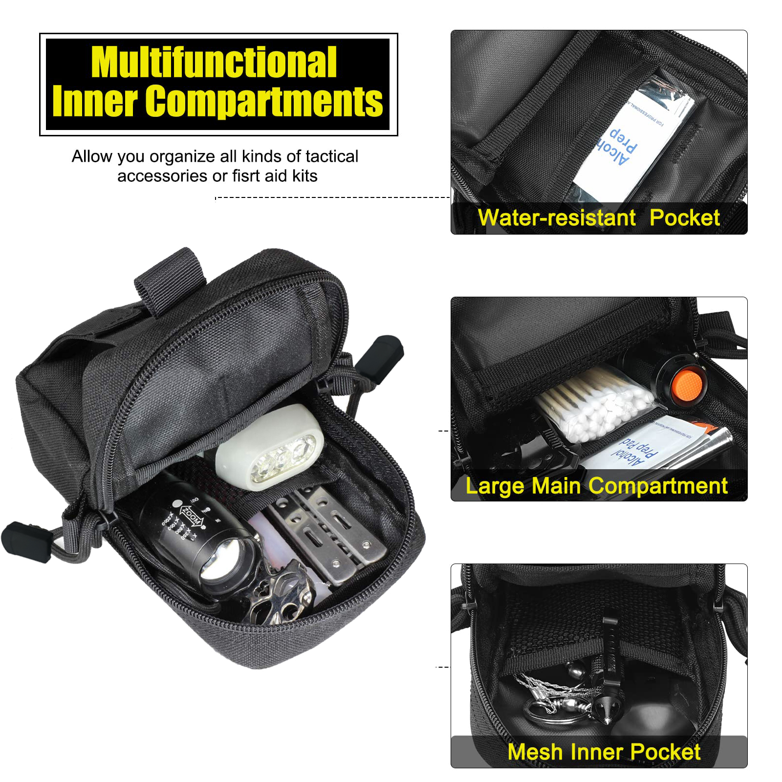 Tactical Molle Pouch Waist Bag - Edc Carry Pocket ulasan dan harga
