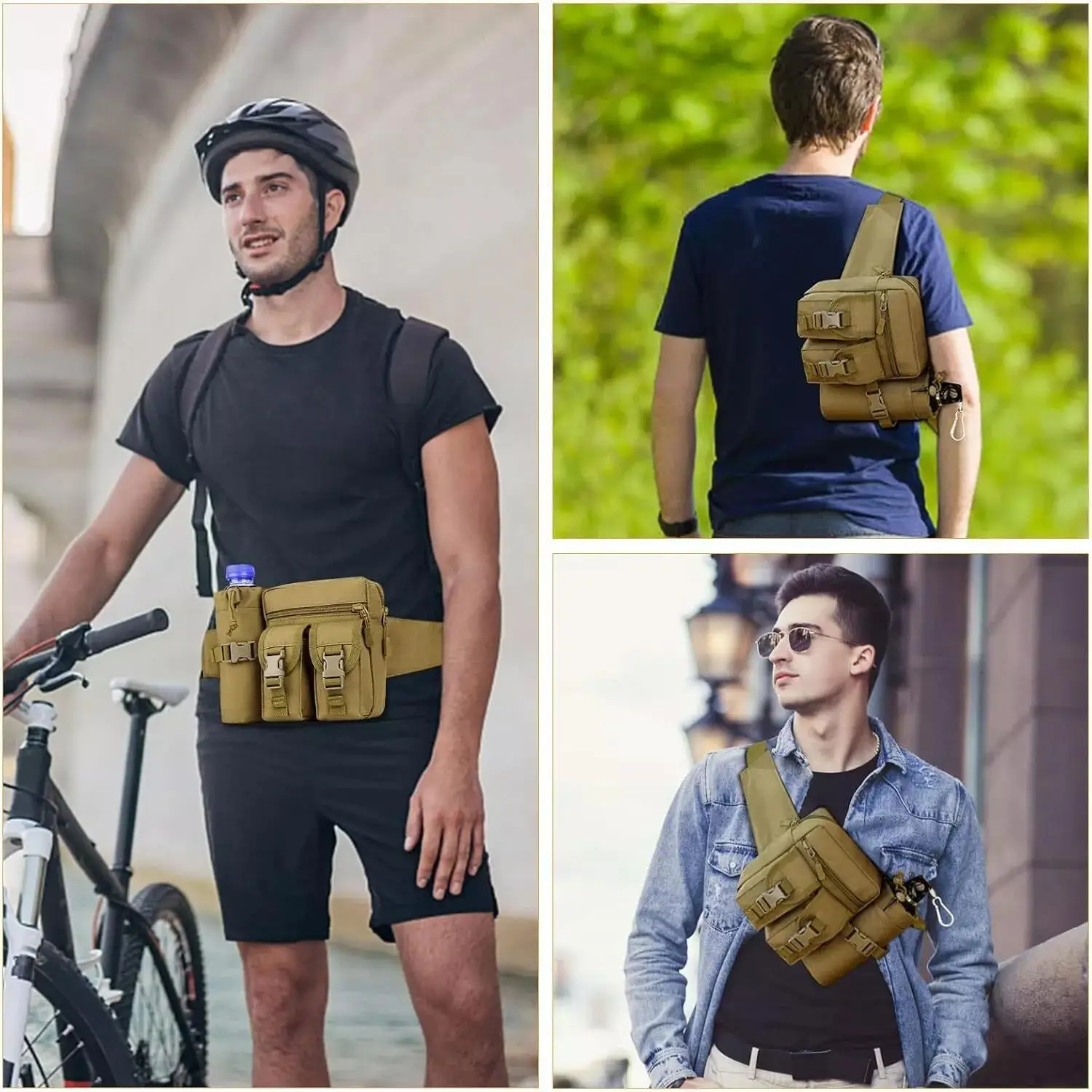 Tactical Fanny Pack for Men Co - Edc Carry Gun ulasan dan harga