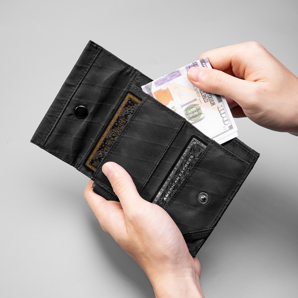 Trifold Wallet with Hook Keych - Edc Concealed Carry ulasan dan harga