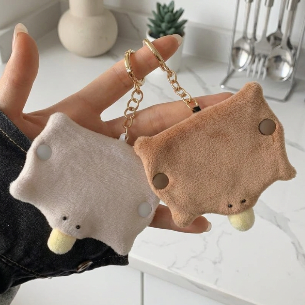 Plush Platypus Data Cable Orga - Cable Winder Keychain ulasan dan harga
