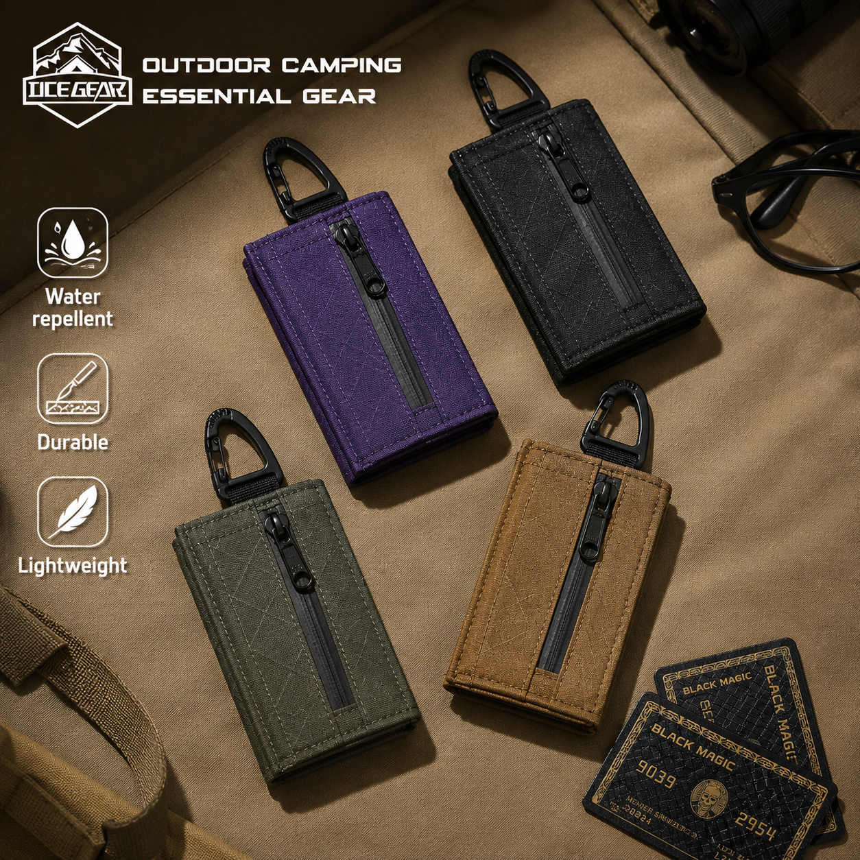 Lightweight Trifold Wallet wit - Edc Concealed Carry ulasan dan harga