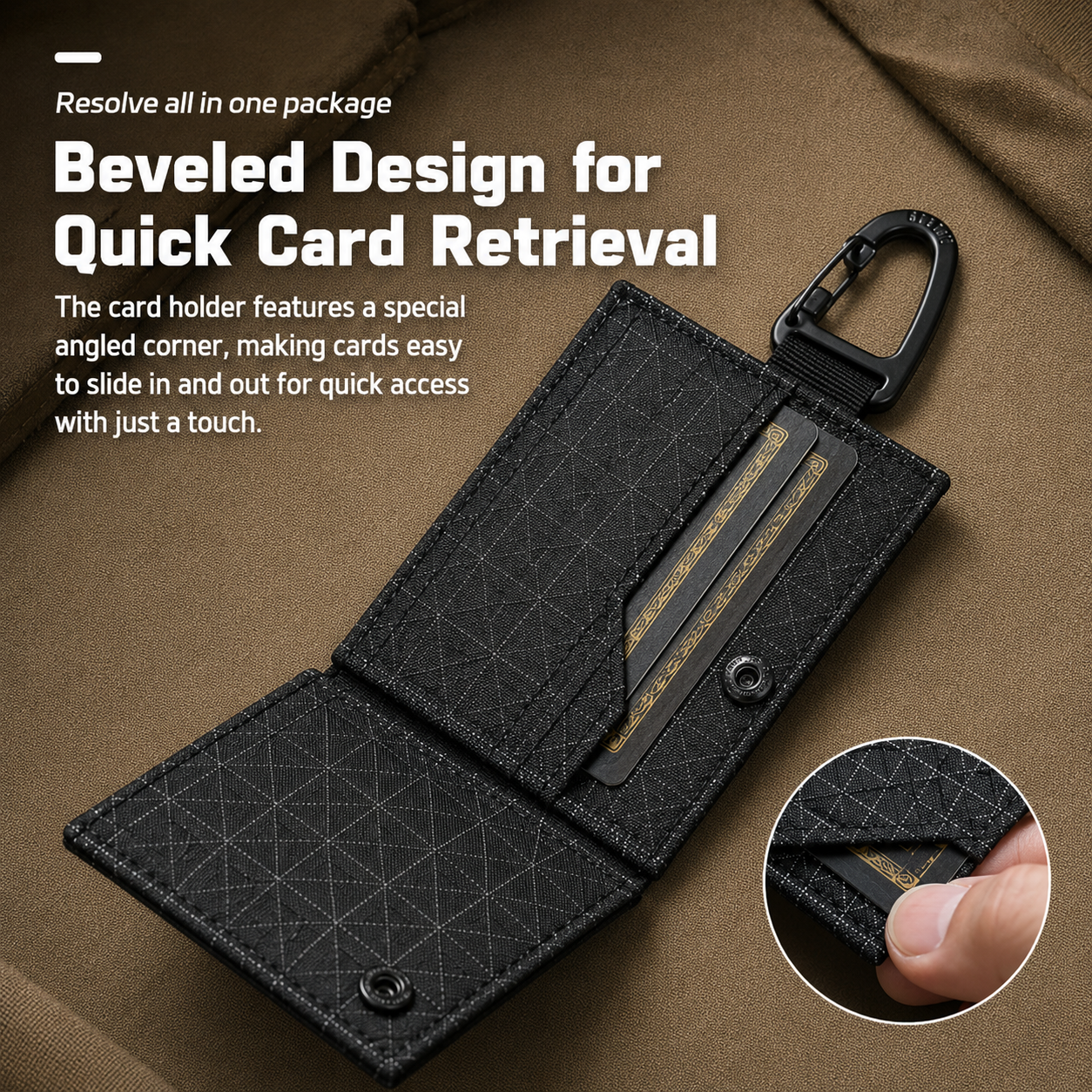 Lightweight Trifold Wallet wit - Edc Concealed Carry ulasan dan harga
