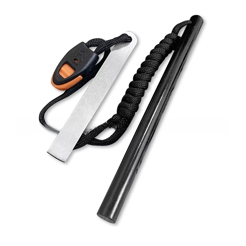 10*150mm Outdoor Flint Magnesi - Ferro Rod Striker ulasan dan harga