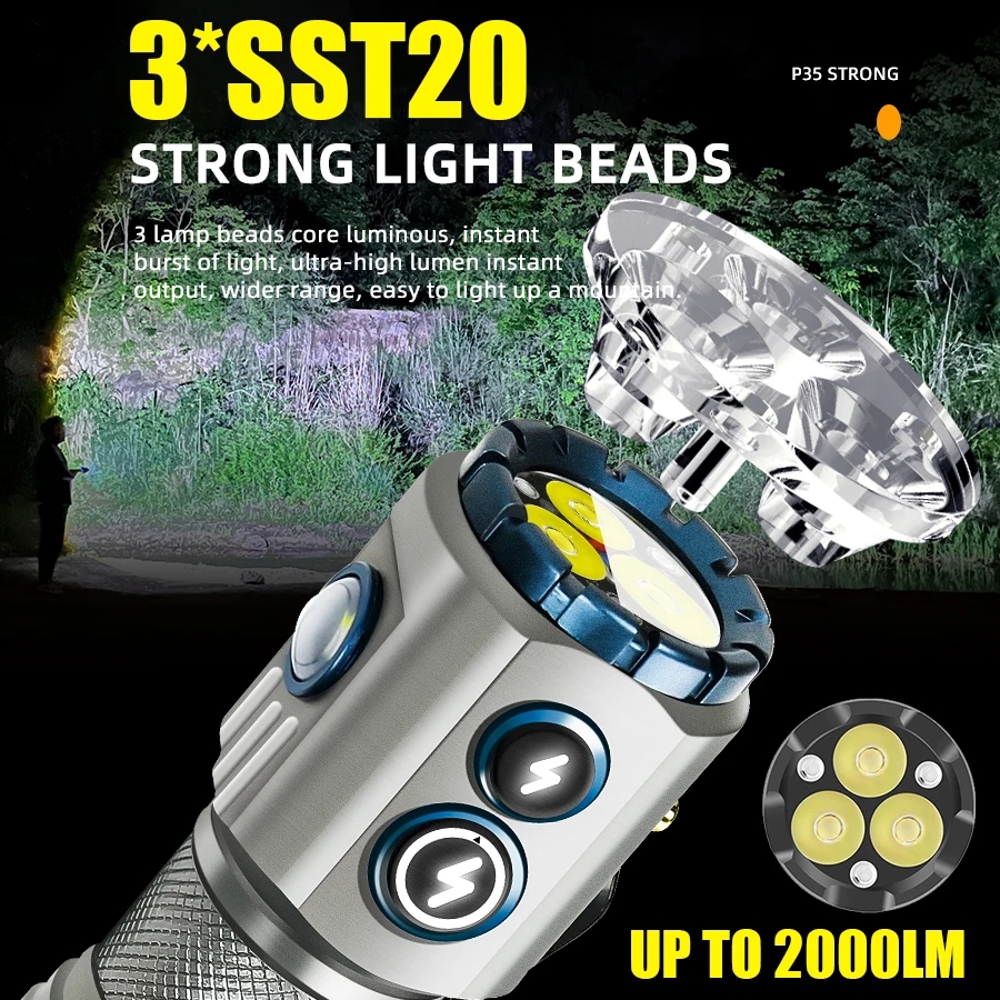 Powerful 2000LM EDC Flashlight - Edc Carry Flashlight ulasan dan harga