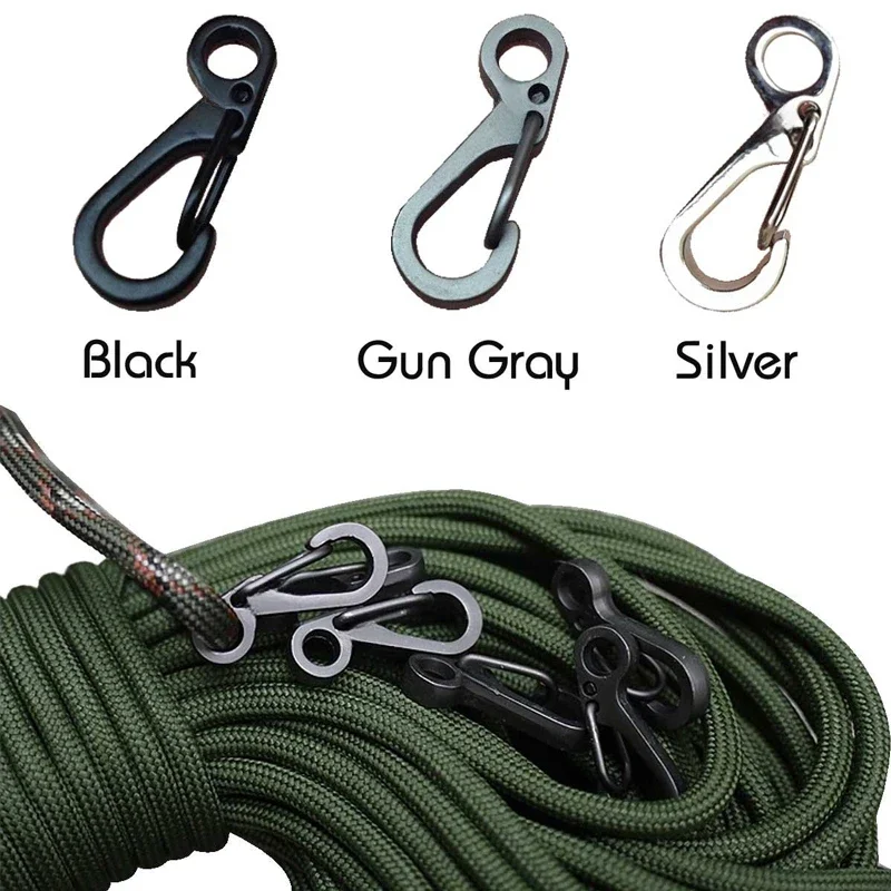 10Pcs/lot Mini Carabiner Parac - Edc Carry Kit ulasan dan harga
