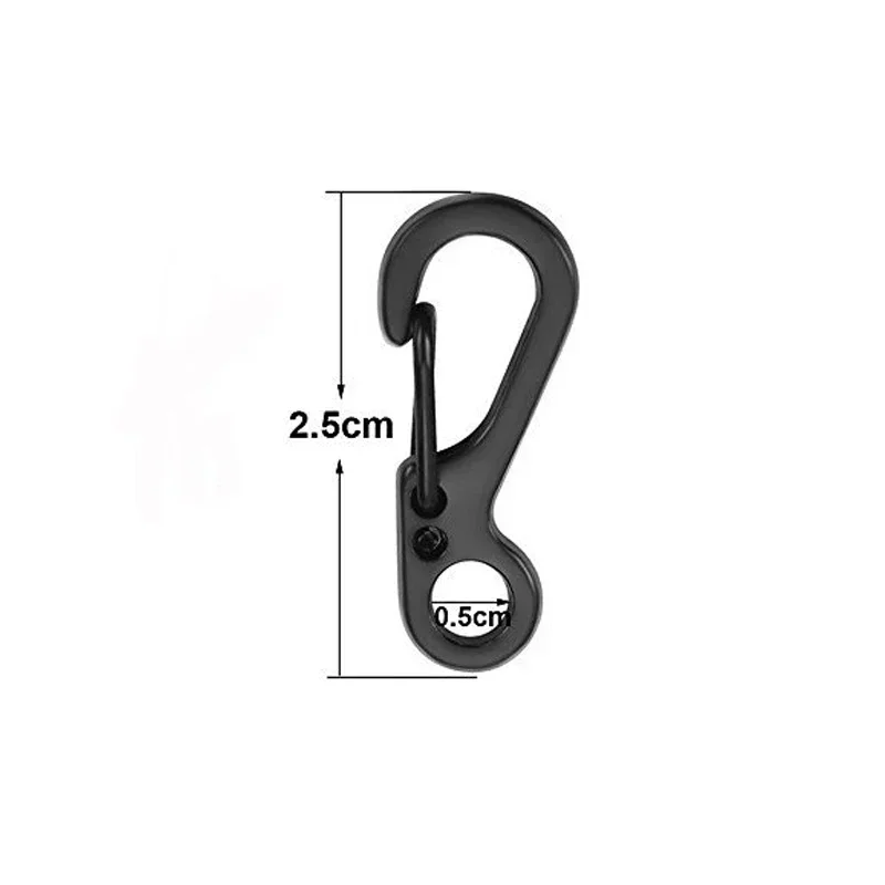 10Pcs/lot Mini Carabiner Parac - Edc Carry Kit ulasan dan harga