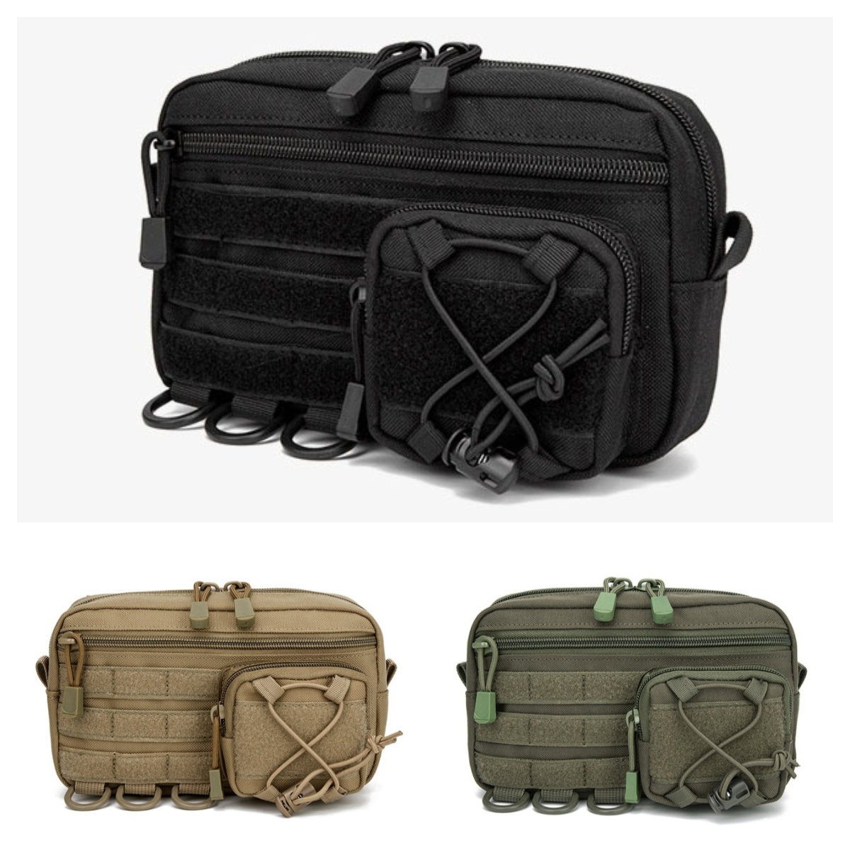 1000D EDC Molle Pouch Horizont - Edc Carry Fanny Pack ulasan dan harga