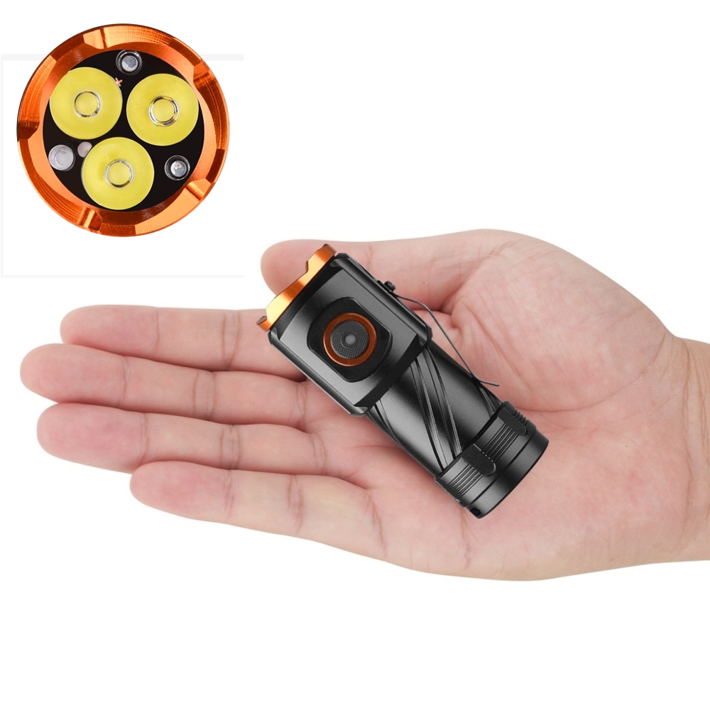 Mini EDC Flashlight 3x Led Hig - Edc Carry Kit ulasan dan harga