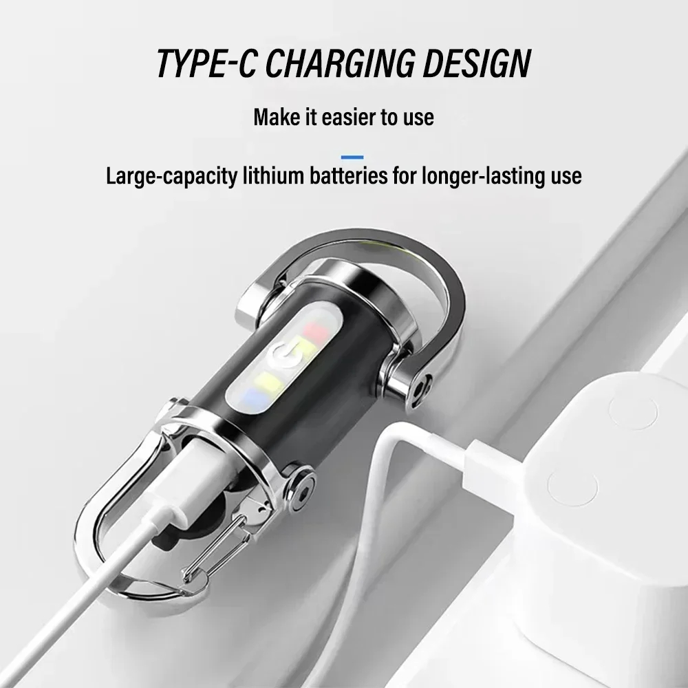 Mini LED COB Keychain Flashlig - Keychain Flashlight ulasan dan harga