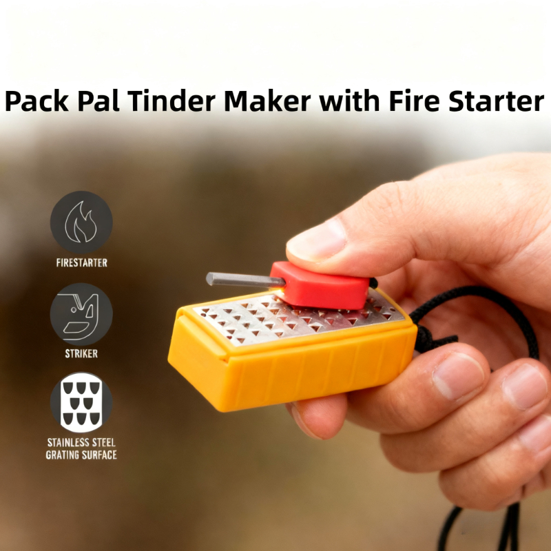 Lightweight Tinder Maker with  - Ferro Rod Striker ulasan dan harga