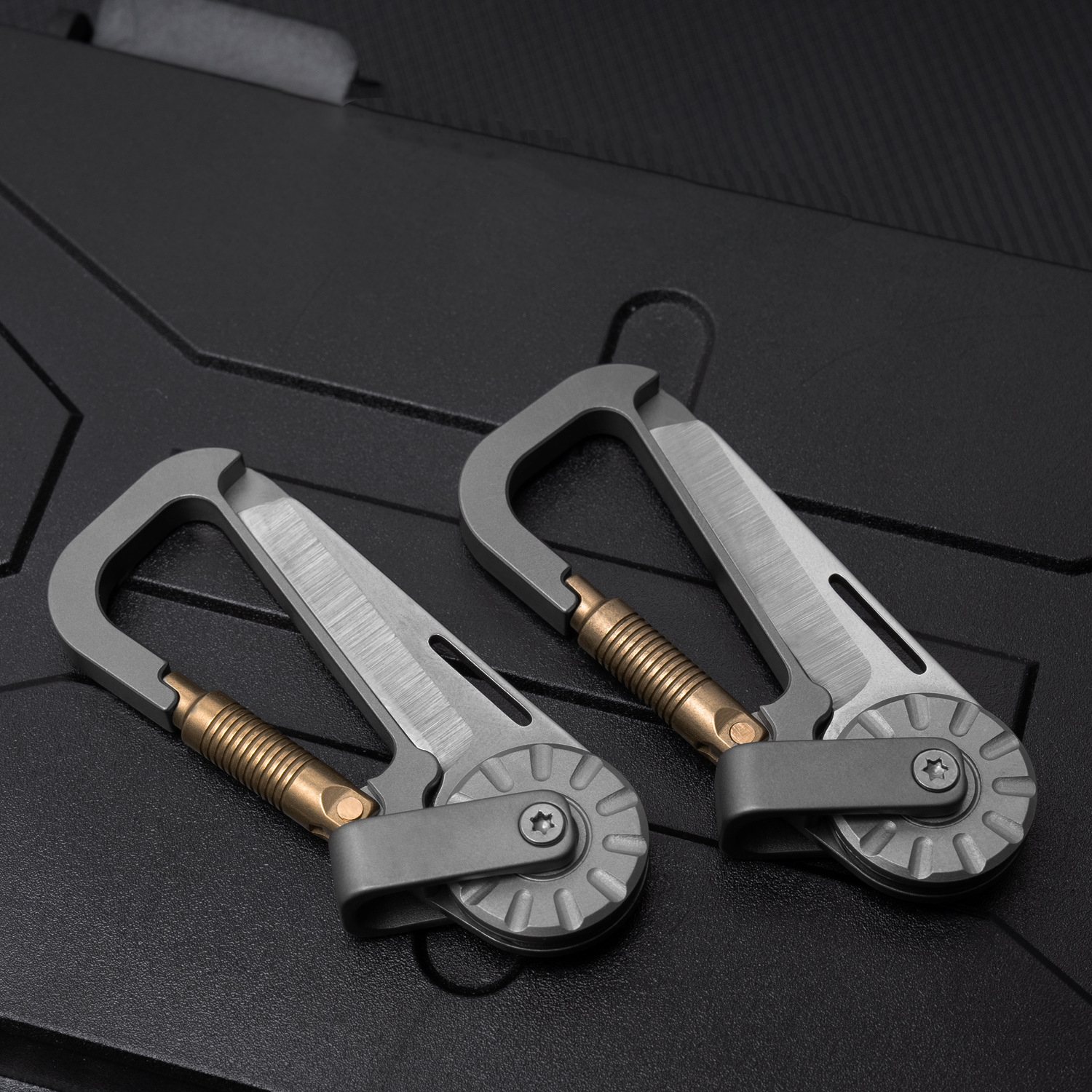Titanium Alloy EDC Keychain Wi - Edc Carry All ulasan dan harga