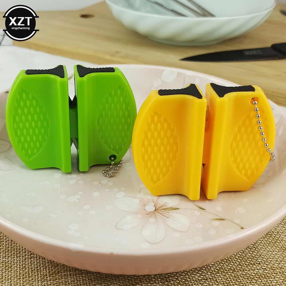 Portable Mini Double Sided Kni - Pocket Knife Ceramic ulasan dan harga