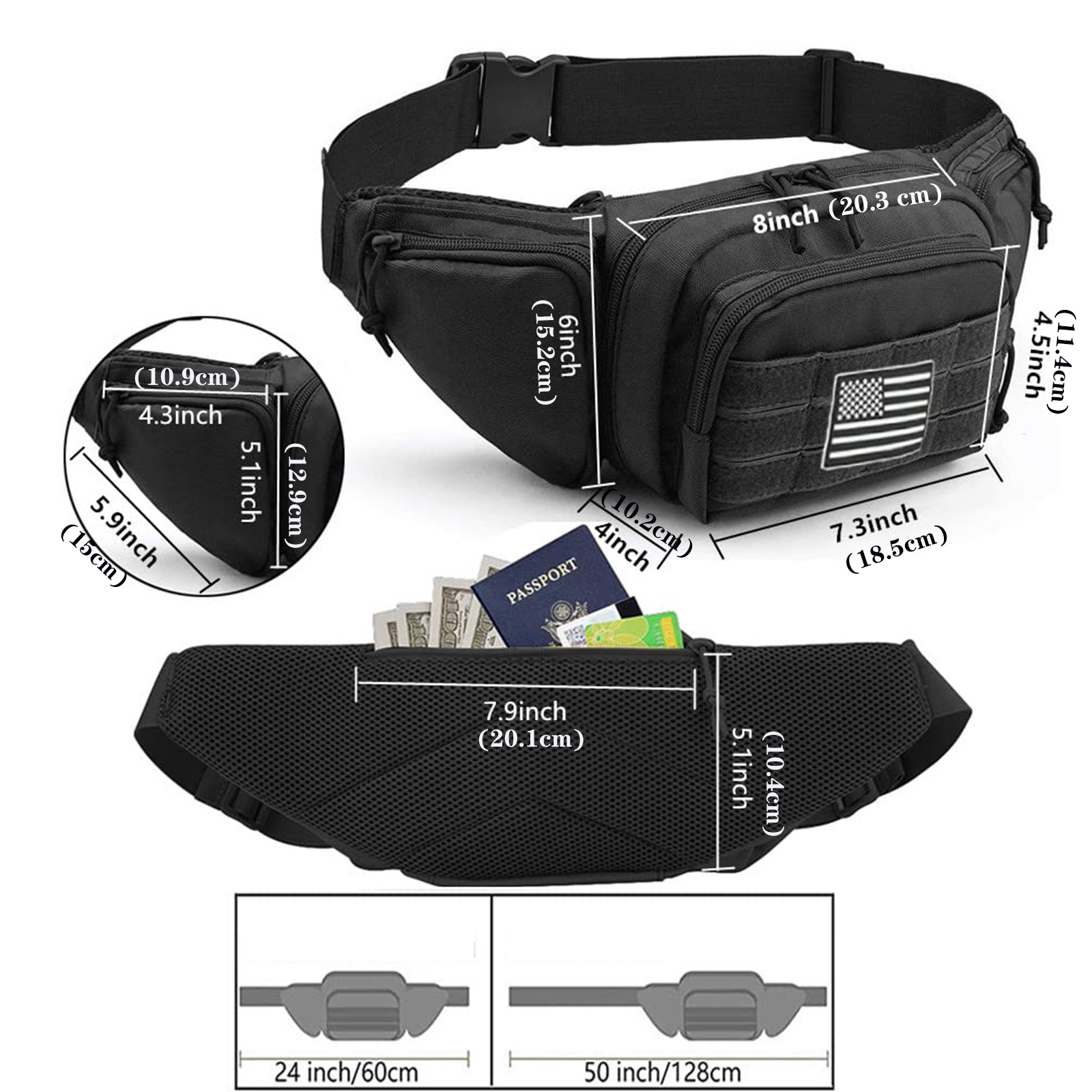 Tactical Fanny Pack Gun Holste - Edc Carry Gun ulasan dan harga