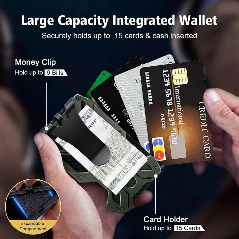 EDC Wallets Outdoor Card Holde - Edc Concealed Carry ulasan dan harga