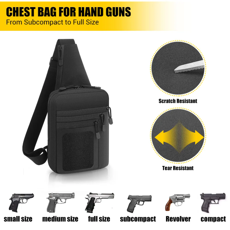 CAOX Tactical Pistol Gun Bag C - Edc Carry Gun ulasan dan harga