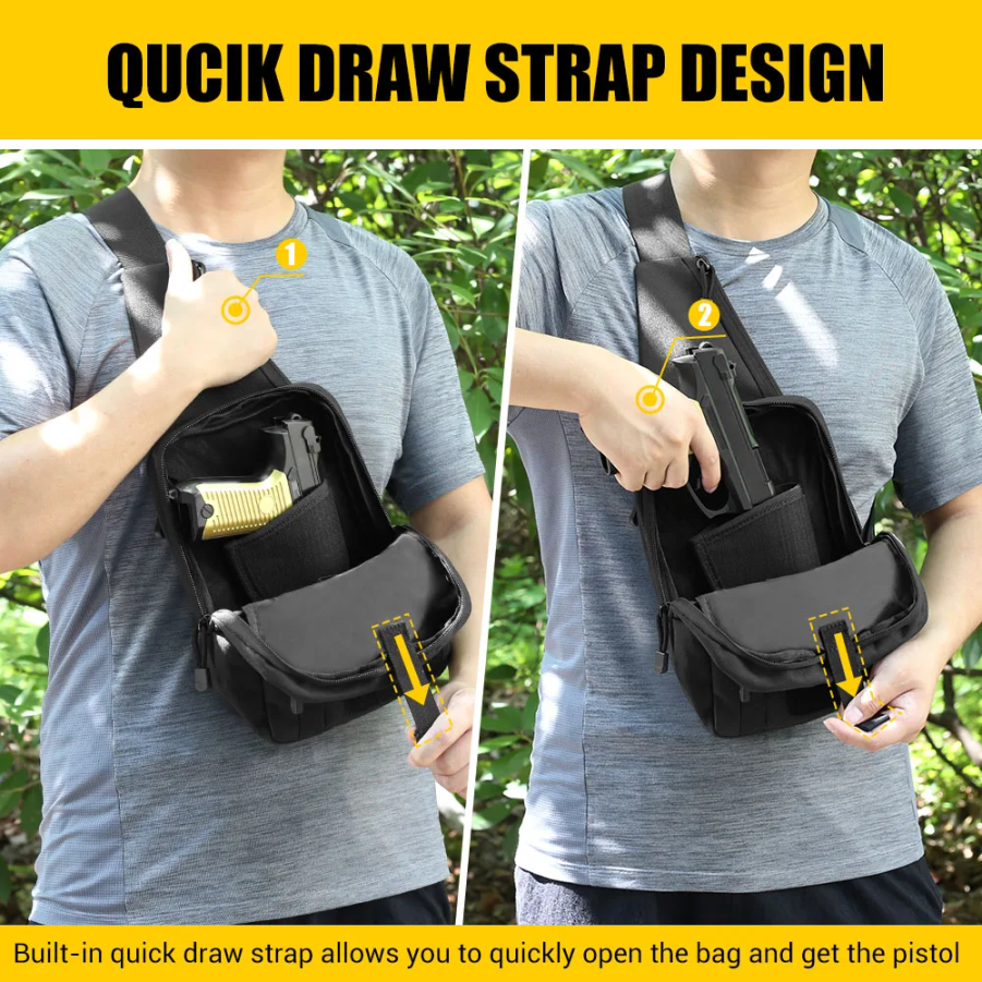 CAOX Tactical Pistol Gun Bag C - Edc Carry Gun ulasan dan harga